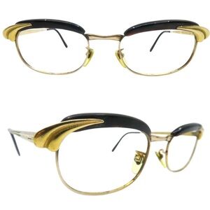 Vintage 1950s Gold Filled Eye Glasses, 12K, Made in Austria